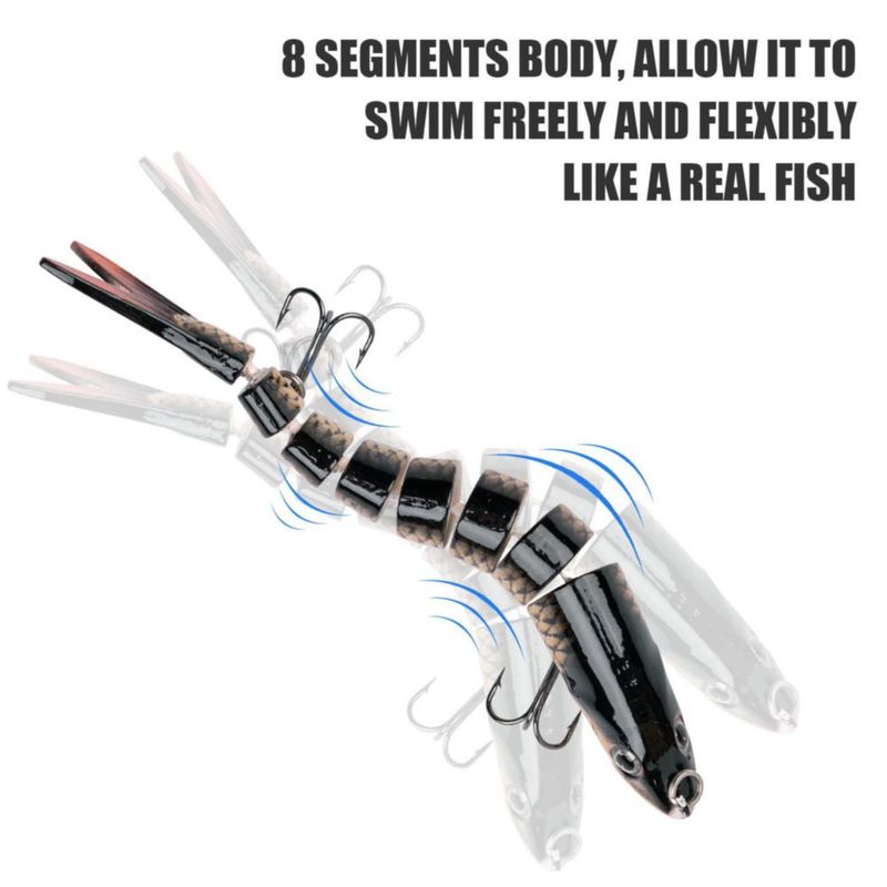 Señuelo de Pesca ReeMoo 135 cm Multiarticulado – Pack de 3