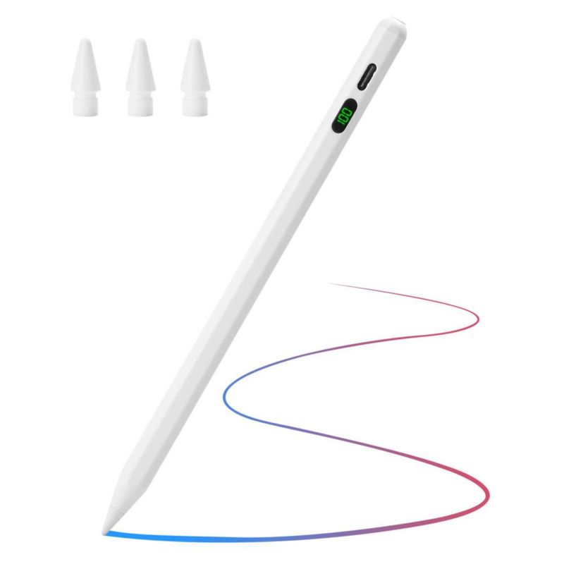 Lápiz Stylus Dalivard para iPad Blanco con Inclinación 165 cm