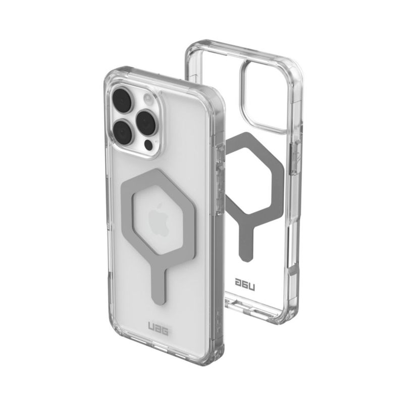 Funda UAG Plyo para iPhone 16 Pro Max compatible MagSafe Ice/Silver