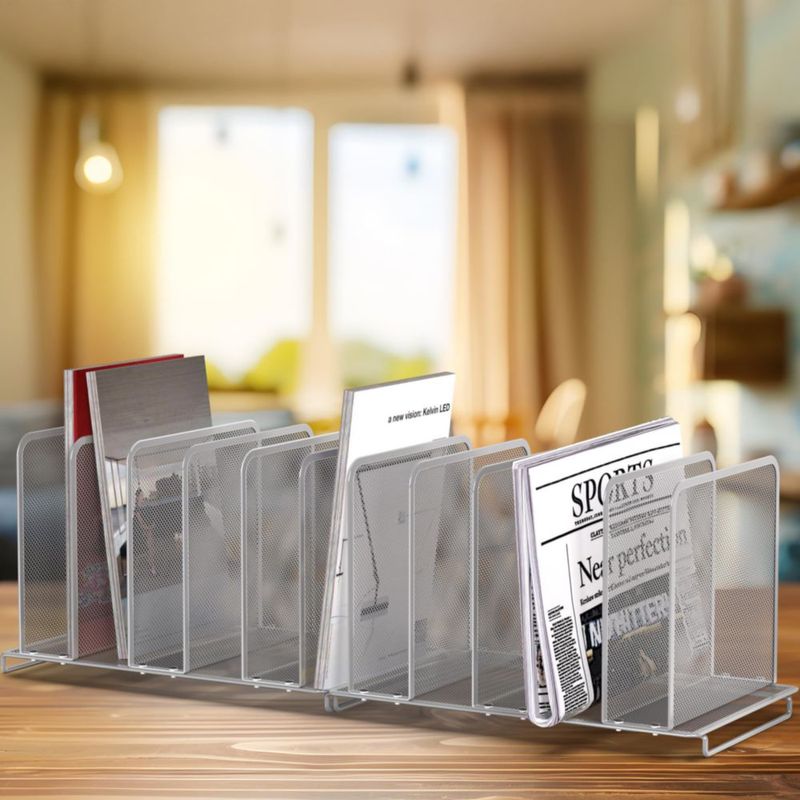 Clasificador de archivos Simple Houseware paquete de 2 color plata 21 × 35 × 19 cm