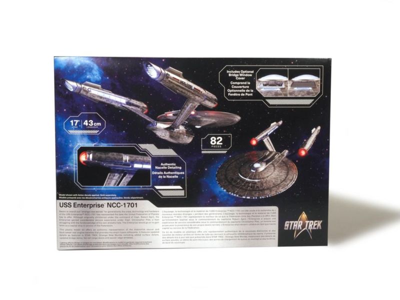 Kit de Modelismo Polar Lights U.S.S. Enterprise Escala 1:1000 – 43 cm