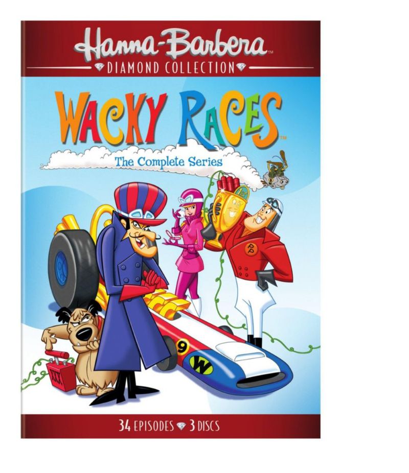 Serie de TV WARNER BROS Wacky Races – Colección completa (3 DVD)