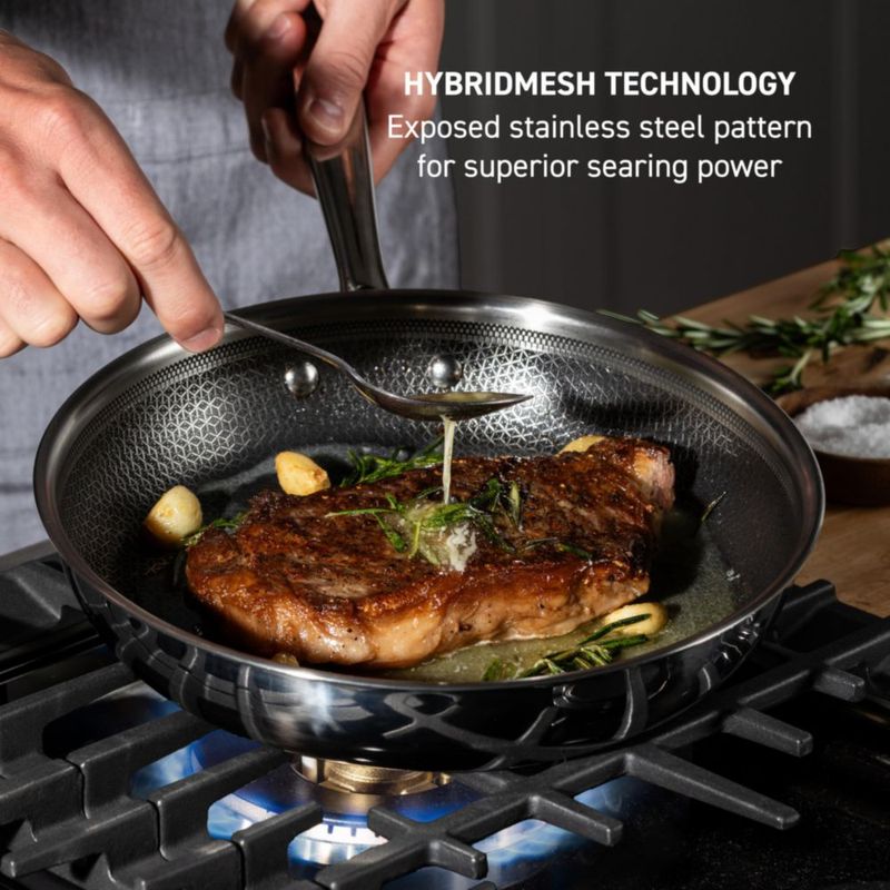 Sartén T-Fal de 30 cm Acero Inoxidable segura para utensilios de metal