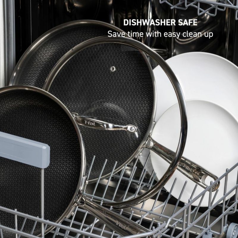 Sartén T-Fal de 30 cm Acero Inoxidable segura para utensilios de metal