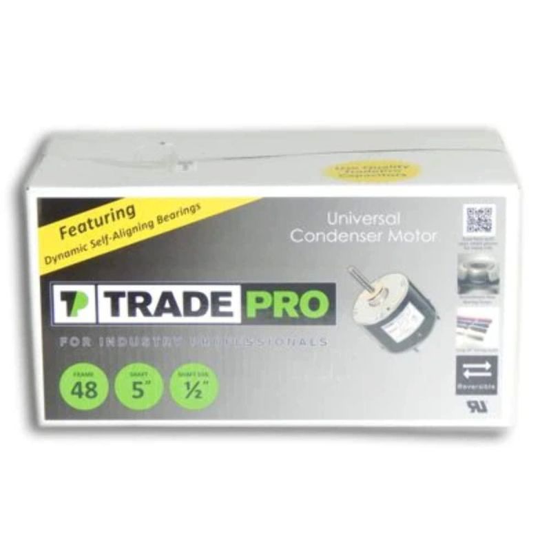 Motor de Ventilador de Condensador TradePro 1/4 HP 1075 RPM 230 V