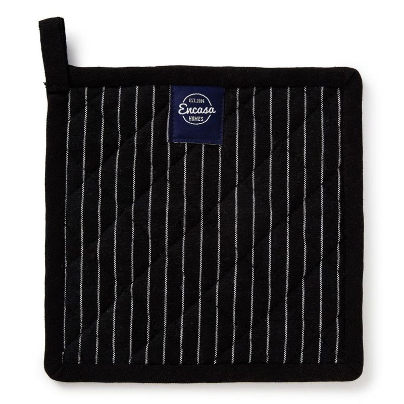 Manoplas Encasa XO 20 cm Negro (2 piezas)