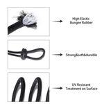 Bloqueos de cordón PERCARE 42 uds + Kit de cuerda elástica