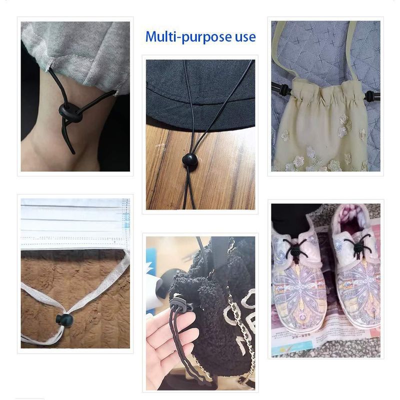 Bloqueos de cordón PERCARE 42 uds + Kit de cuerda elástica