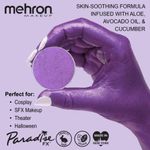 Pintura Facial Mehron Makeup METÁLICO MORADO Activación con Agua