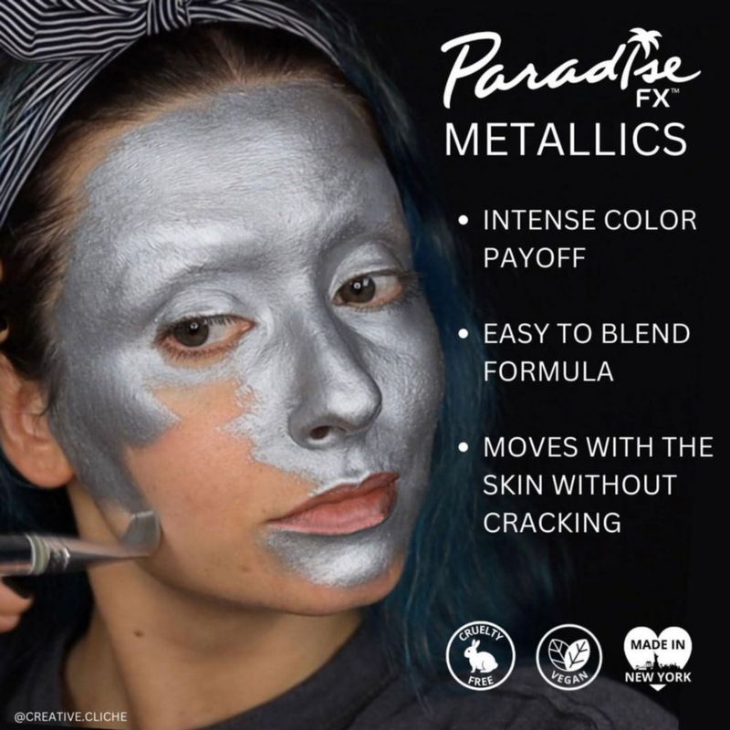 Pintura Facial Mehron Makeup METÁLICO MORADO Activación con Agua