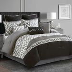 Juego de Edredón LANCO MODERN LIFESTYLE King negro - 10 piezas