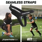 Par adicional de correas azules compatibles con CITYPLAY y la tecnología de sensor inteligente Playermaker 2.0 (sensor no incluido)