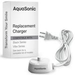AquaSonic Cargador Eléctrico para Cepillo de Dientes – Base de Carga Conductiva Compatible con la Mayoría de Cepillos AquaSonic – Piezas Originales y
