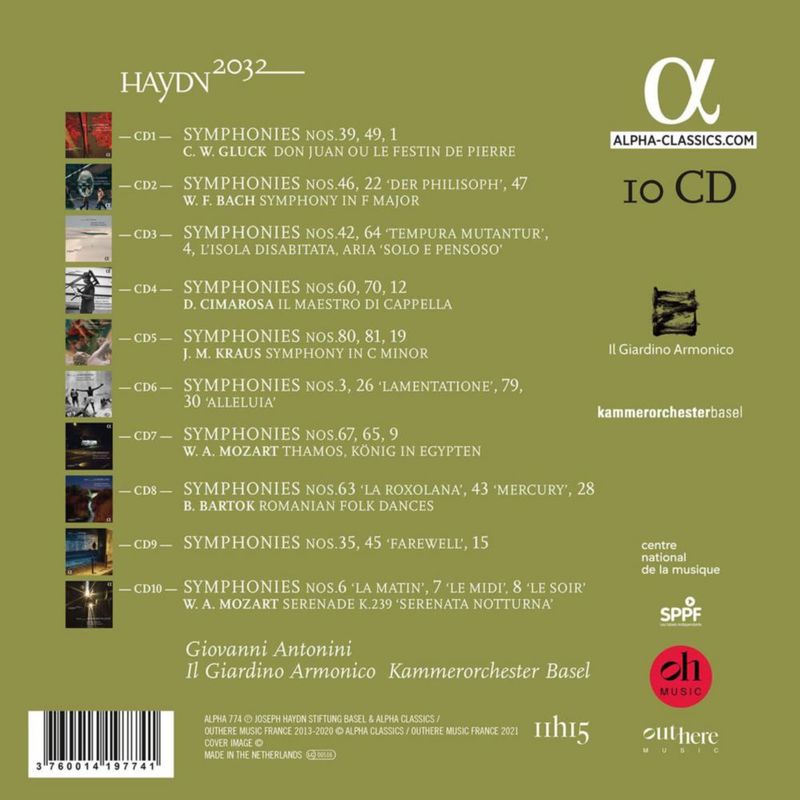 CD de audio Zach Top – Haydn 2032 1