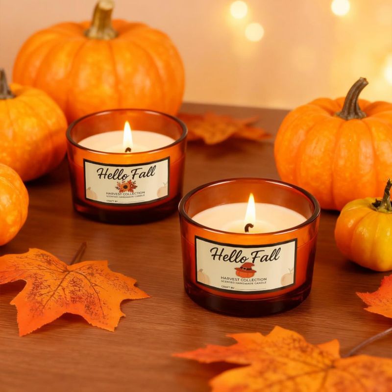 Tarros para velas CONNOO Pack de 15 118 ml vidrio ámbar
