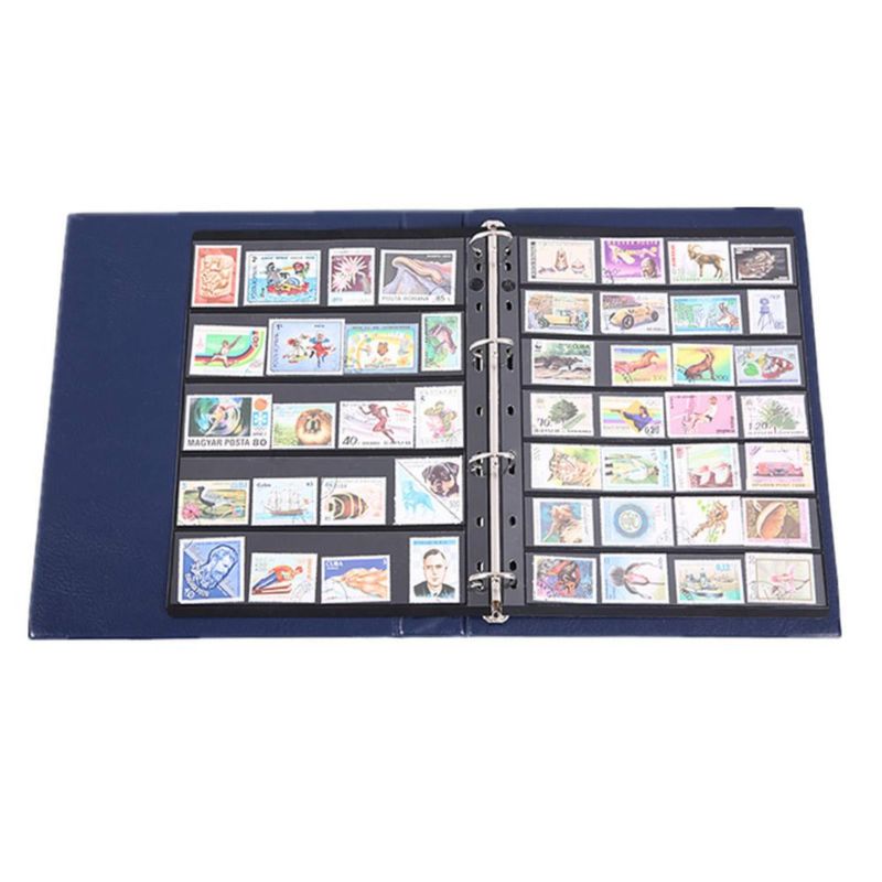 Páginas de sellos MUDOR 10 hojas 215 x 28 cm 5 filas