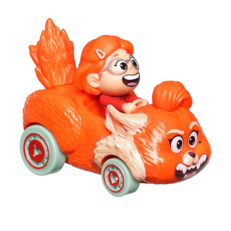 Auto de juguete Hot Wheels Mei y Panda Rojo Ming escala 1:64