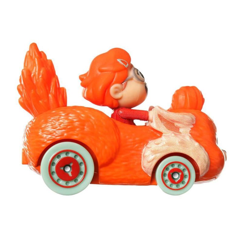 Auto de juguete Hot Wheels Mei y Panda Rojo Ming escala 1:64