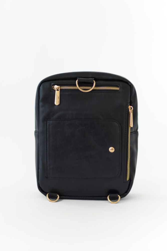 Mochila nola Mini Bolsa para Pañales Onyx – Bandolera