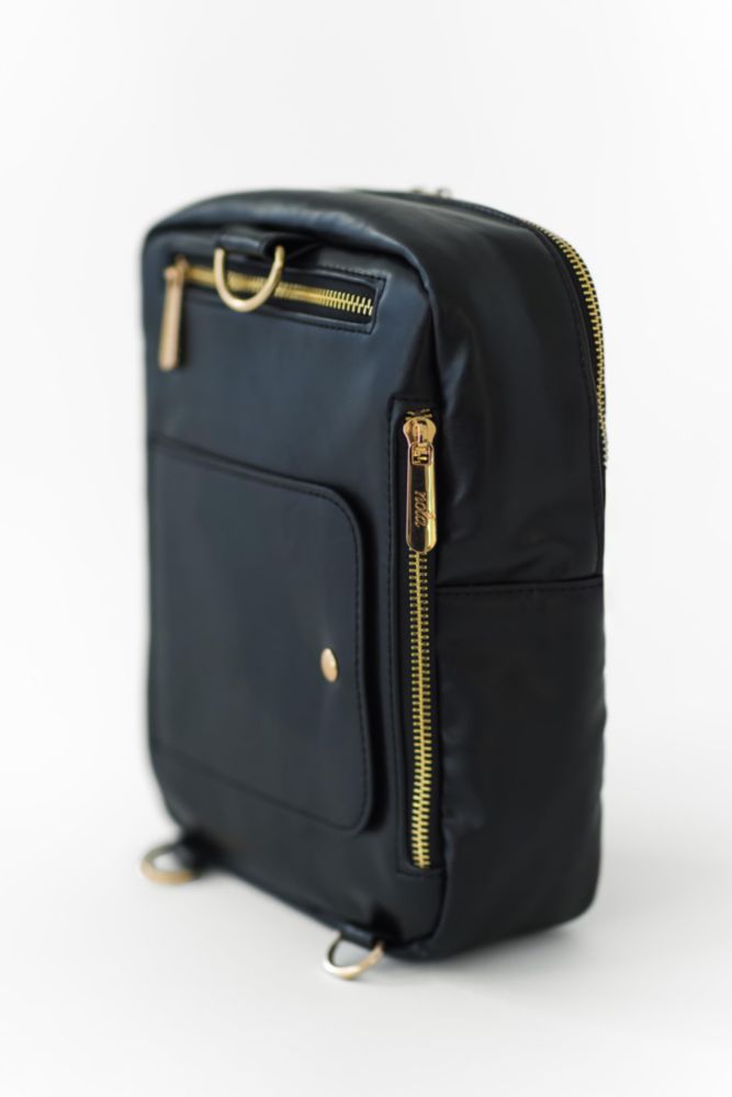 Mochila nola Mini Bolsa para Pañales Onyx – Bandolera