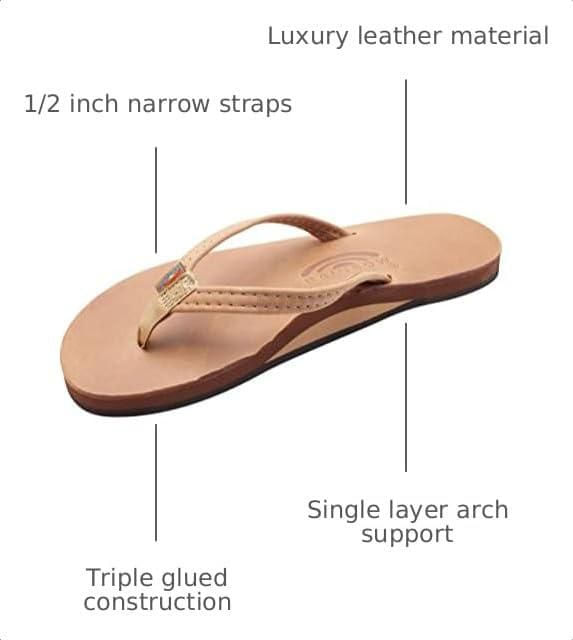Sandalias Rainbow Sandals Mujer Talla 10 Cuero Buckskin