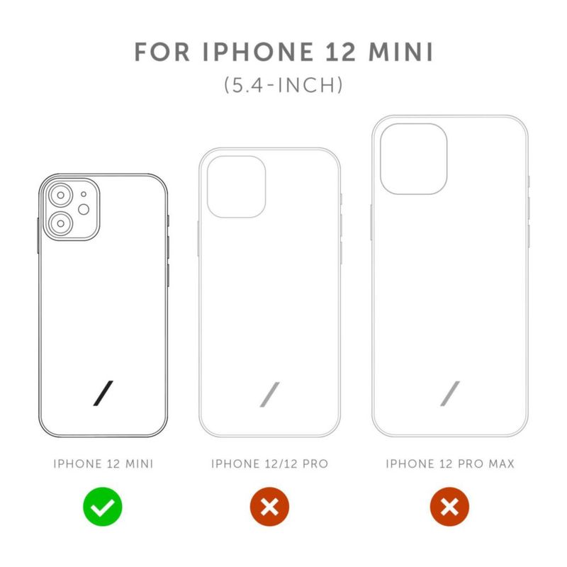 Funda Native Union iPhone 12 mini de cuero Nappa color nude