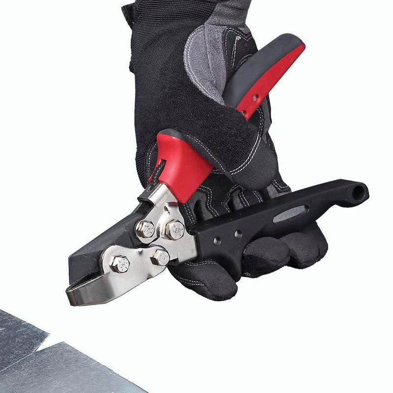 Cortador manual de muescas Malco 21 cm 30° con mandíbulas de acero en forma de V