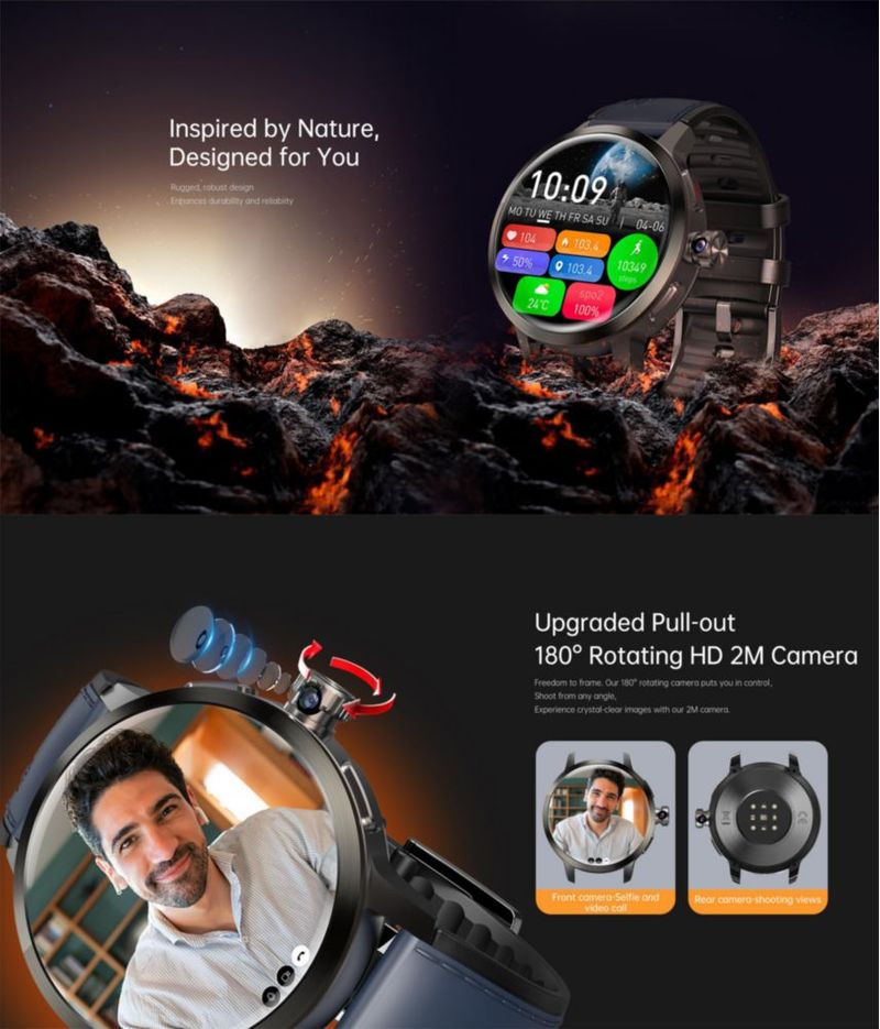 Reloj Inteligente Rainbuvvy SL8541E 175" AMOLED 4G GPS
