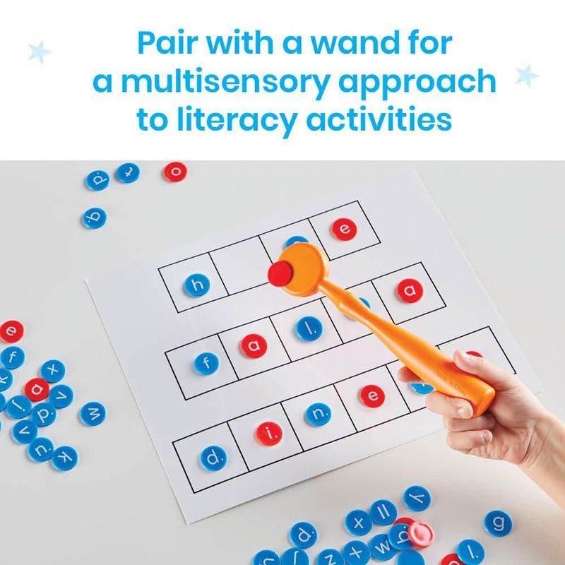 Fichas de alfabeto hand2mind - 183 piezas - minúsculas en español