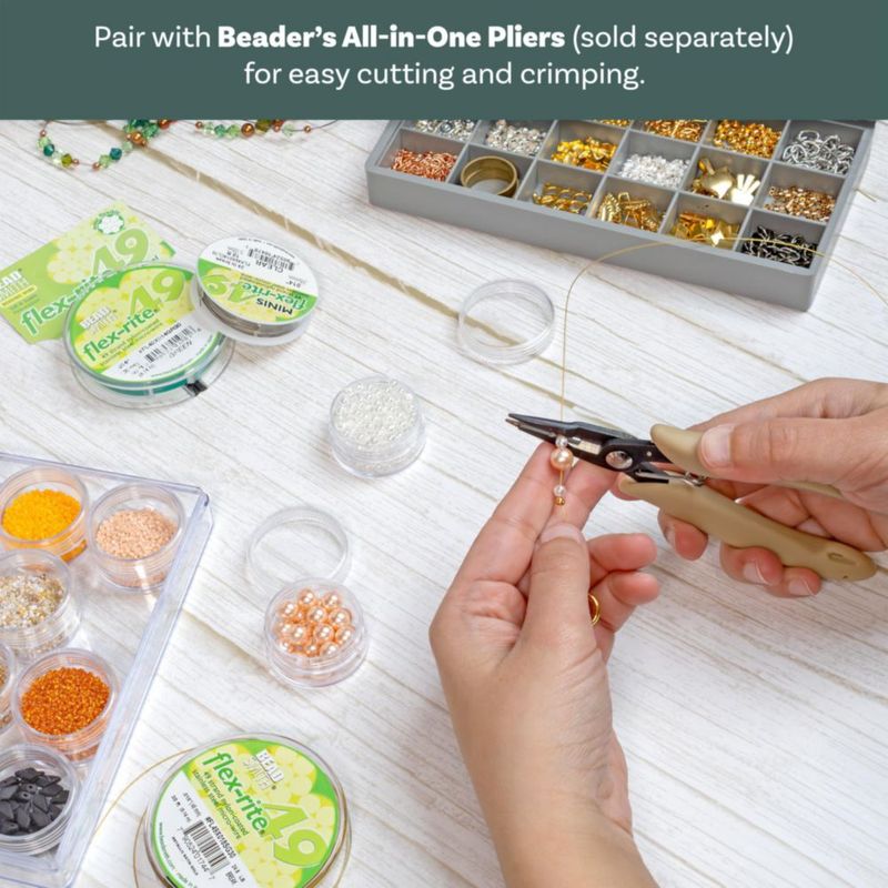 Alambre para abalorios The Beadsmith 21 hilos 305 m transparente