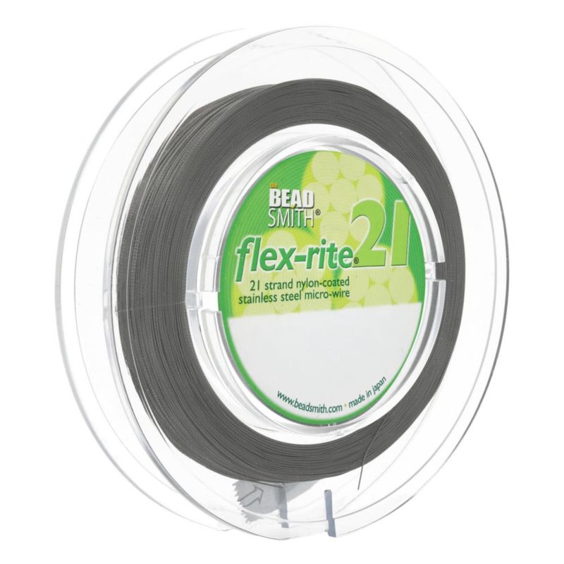 Alambre para abalorios The Beadsmith 21 hilos 305 m transparente