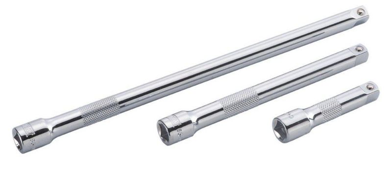 Set de extensiones DEWALT DWMT 3/8 DR 3 piezas 76-152-254 cm