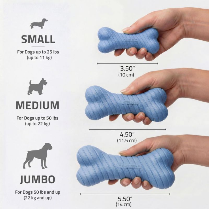 Juguete de masticar Playology pequeño con aroma a arándano