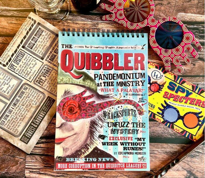 Cuaderno Steno CON*QUEST Harry Potter Quibbler 15 x 23 cm