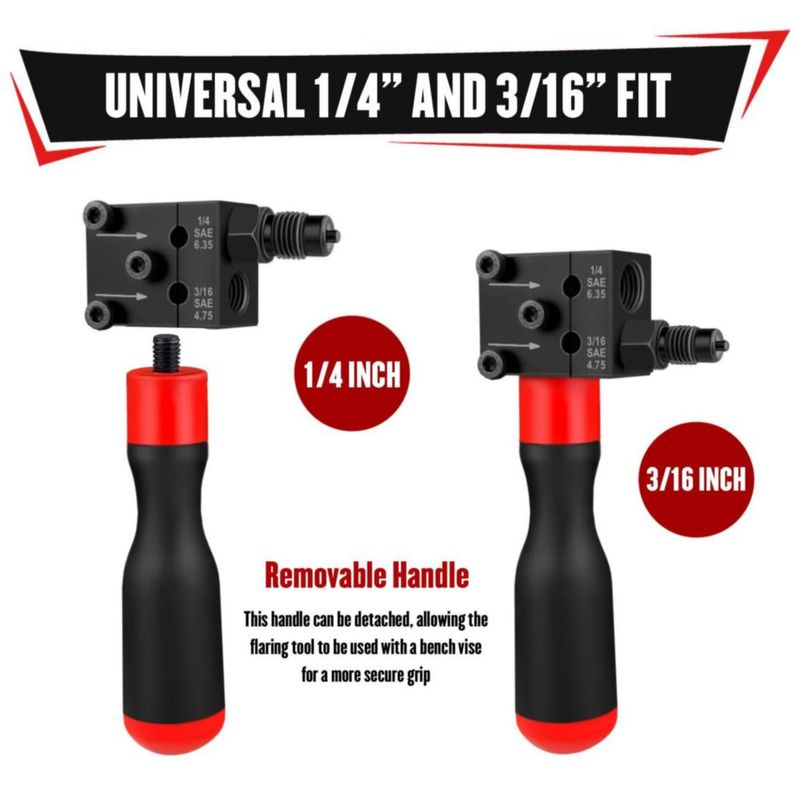 Kit de Flare YIYITOOLS SAE 45° Burbuja/Doble