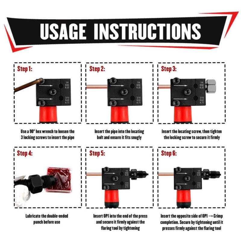 Kit de Flare YIYITOOLS SAE 45° Burbuja/Doble