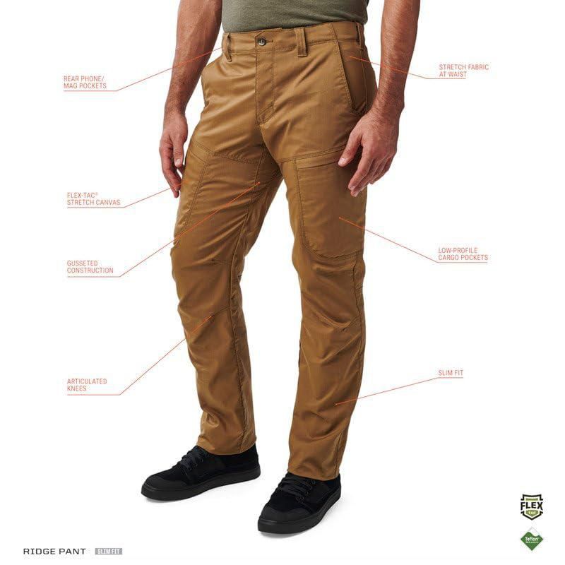 Pantalón Cargo 5.11 91 cm x 81 cm Caqui Outdoor