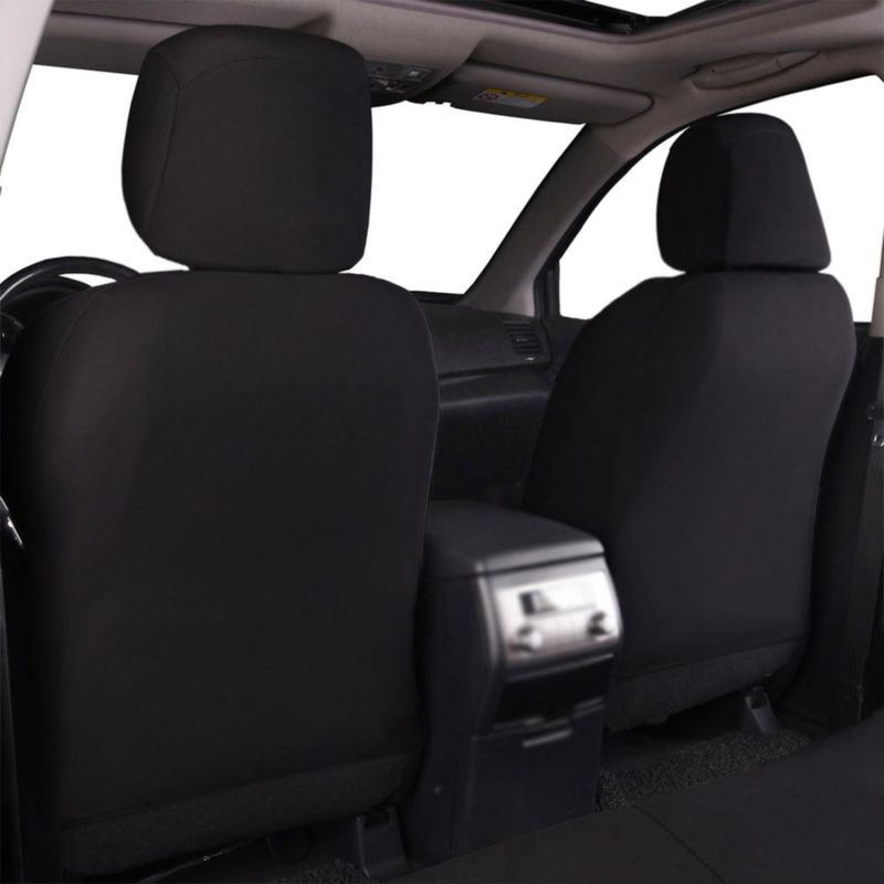 Juego completo de fundas para asientos de coche Flying Banner malla negra y púrpura