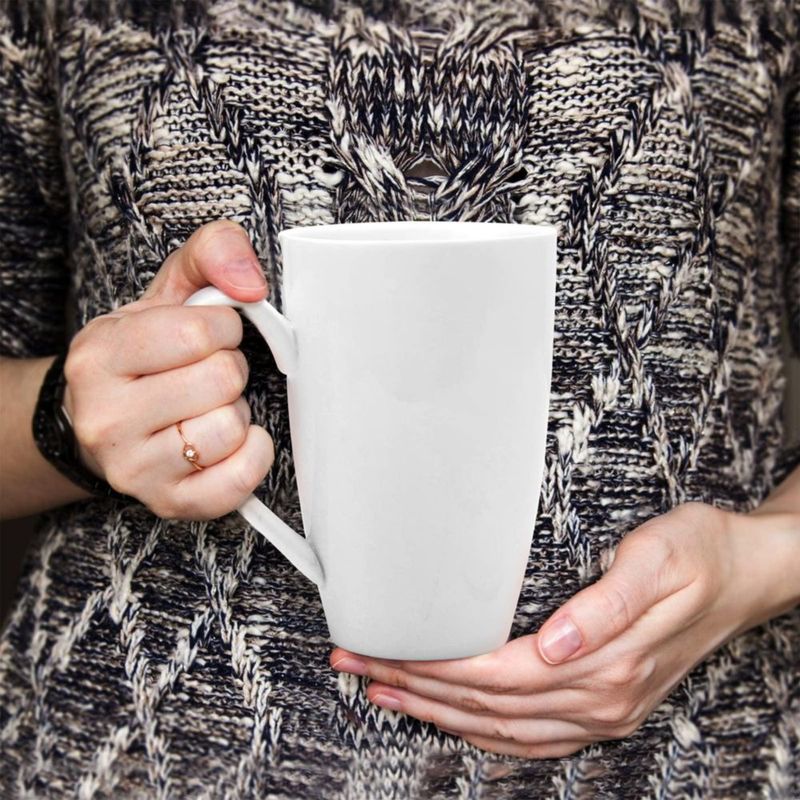 Taza de té amhomel 455 ml con infusor y tapa juego de 2