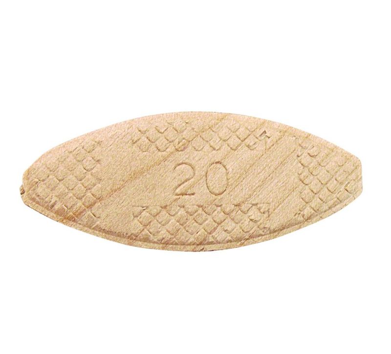Biscotes Milescraft #20 - 85 unidades para unión de madera