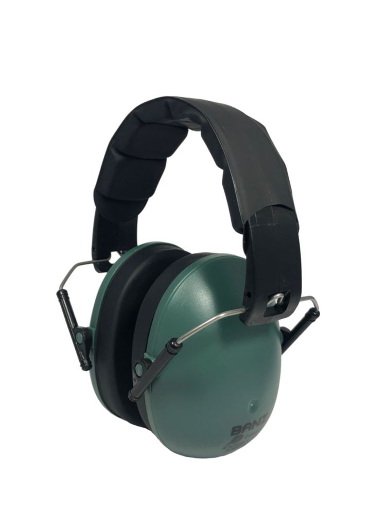 Orejeras Banz Kids Verde Oscuro con Cancelación de Ruido 26 dB