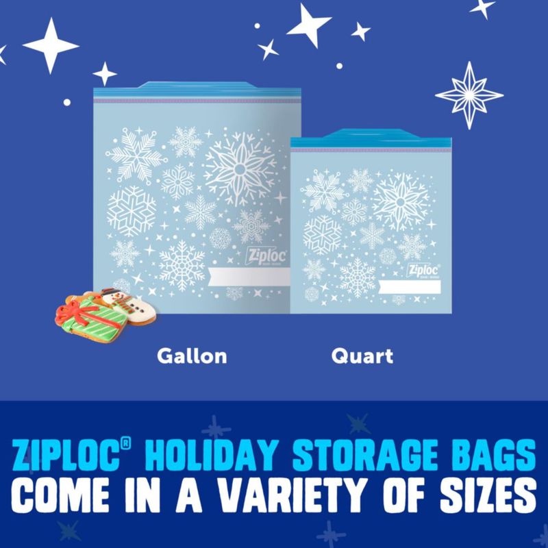 Bolsas Ziploc Seal Top Edición Limitada 38 cuartos para congelador