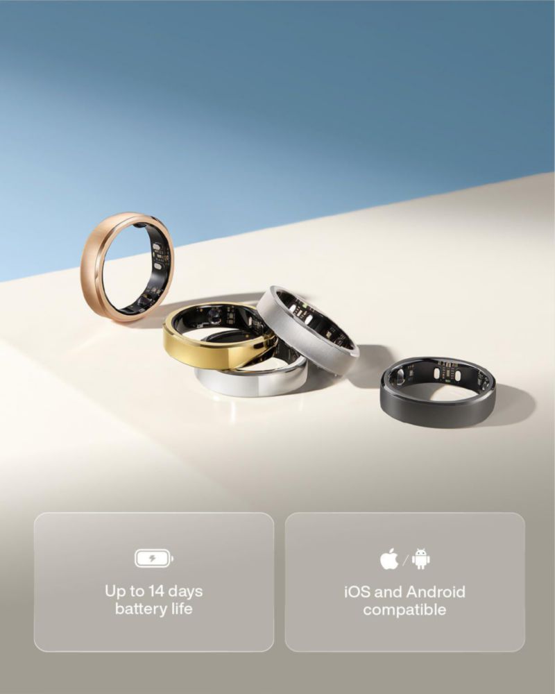 Anillo Inteligente RingConn Gen 3 Talla 15 Oro Real