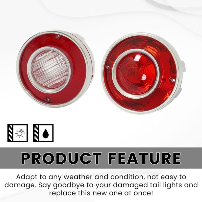 Luz trasera HECASA 75-79 Corvette C3 lente rojo