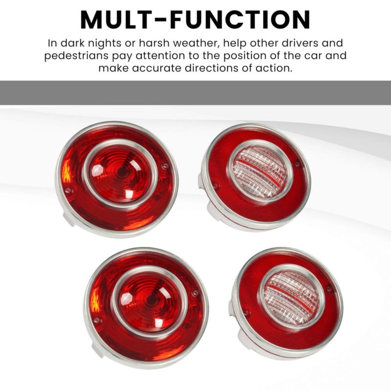 Luz trasera HECASA 75-79 Corvette C3 lente rojo