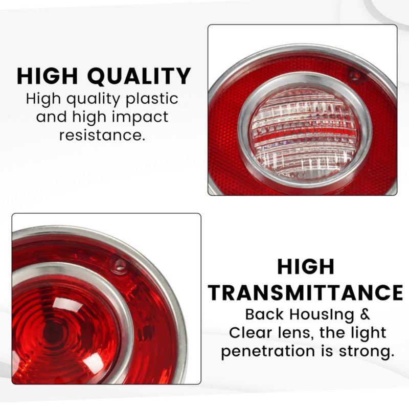 Luz trasera HECASA 75-79 Corvette C3 lente rojo