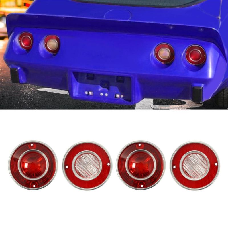 Luz trasera HECASA 75-79 Corvette C3 lente rojo