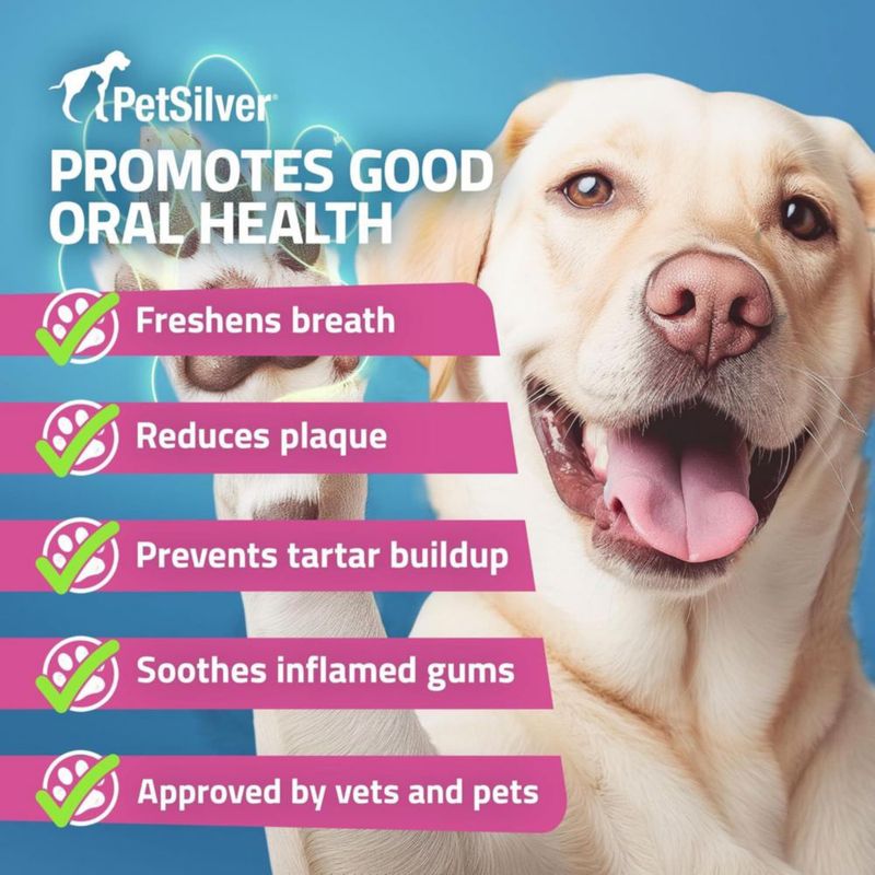 Spray dental PetSilver 118 ml (2 unidades) para perros y gatos