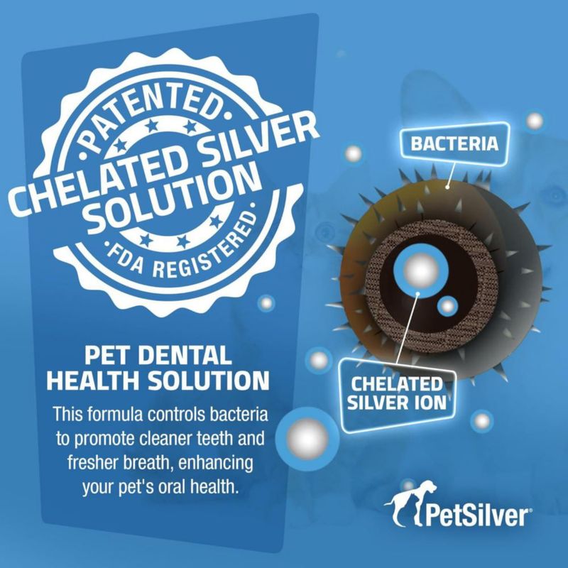 Spray dental PetSilver 118 ml (2 unidades) para perros y gatos
