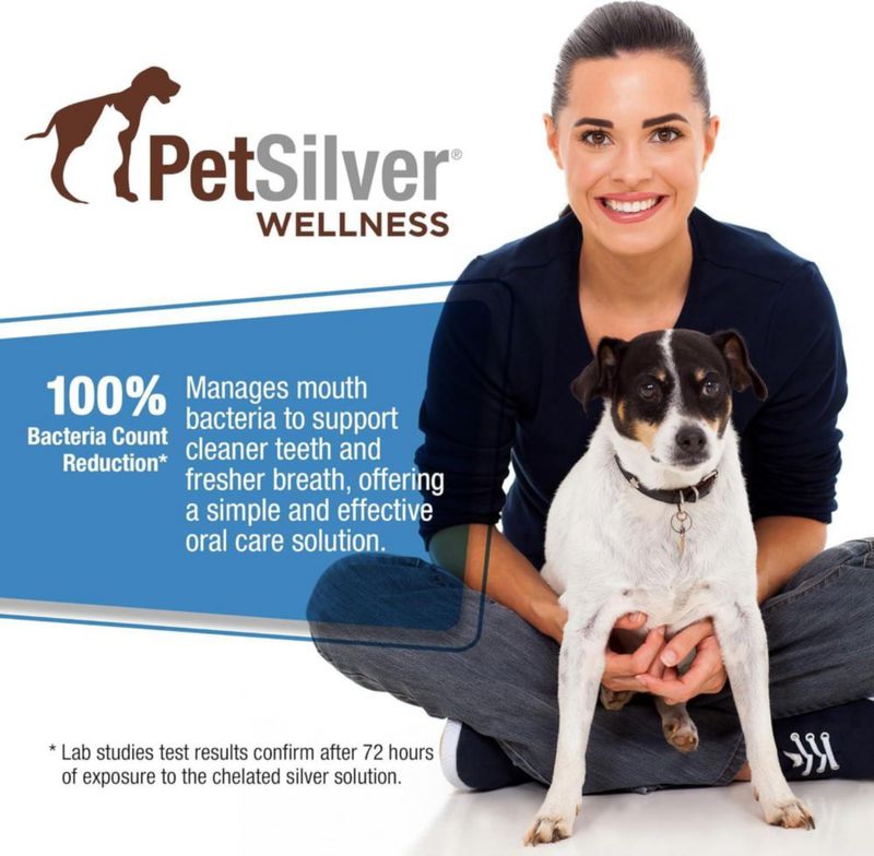 Spray dental PetSilver 118 ml (2 unidades) para perros y gatos